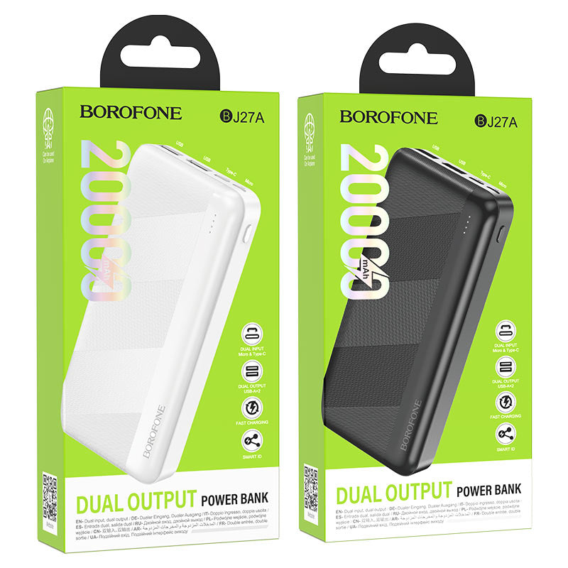 Batterie externe borofone 20 000mAh